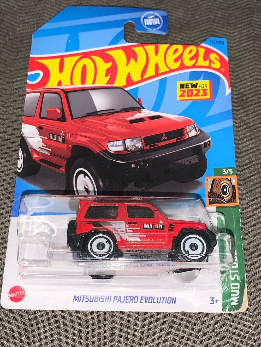 Mitsubishi Pajero Evolution - Red Toy Car